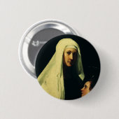 Saint Frances von Rom von Giovanni Antonio Galli Button (Vorne & Hinten)