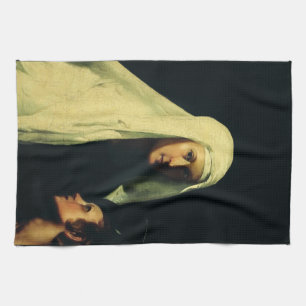 Saint Frances von Rom von Giovanni Antonio Galli Geschirrtuch