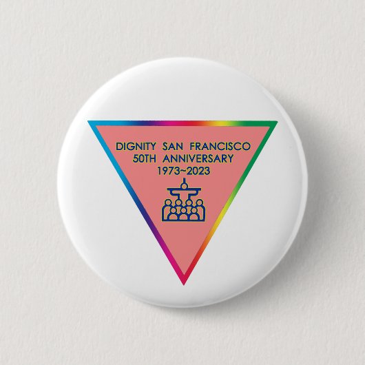 Saint Francis 50 Jahre Button (Vorderseite)