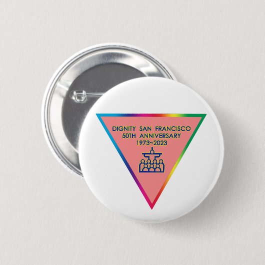 Saint Francis 50 Jahre Button (Vorne & Hinten)