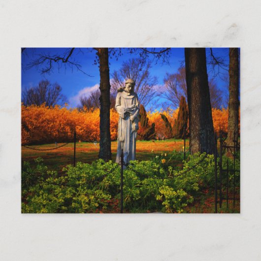 Saint Francis am Alten Lynchburg Friedhof Postkarte (Vorderseite)