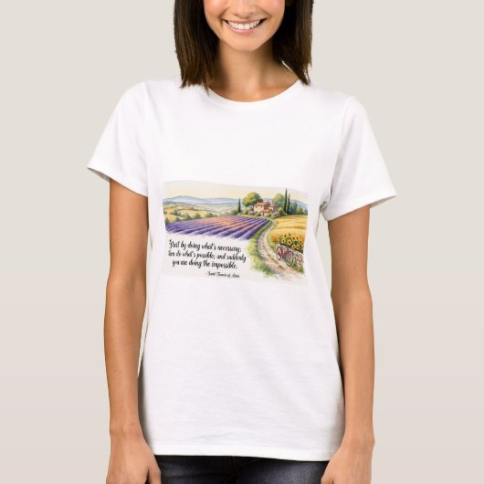 Saint Francis Assisi T-Shirt (Vorderseite)