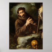 Saint Francis - Bernardo Strozzi Kunstgewerbe Poster (Vorne)