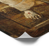 Saint Francis - Cosmè Tura Kunstmuseum Poster (Ecke)