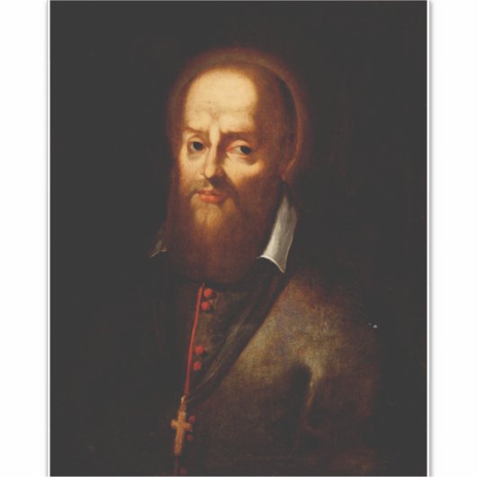 Saint Francis de Sales Aufkleber (Vorderseite)