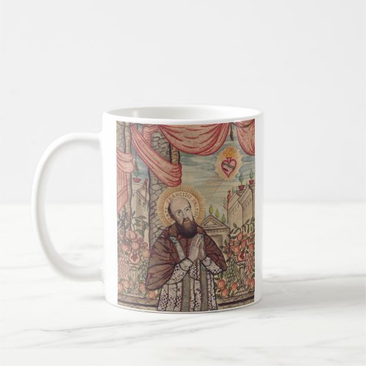 Saint Francis de Sales Bischof von Genf Kaffeetasse (Links)