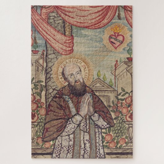 Saint Francis de Sales Bischof von Genf Puzzle (Vertikal)