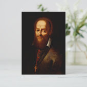 Saint Francis de Sales Dankeskarte (Stehend Vorderseite)