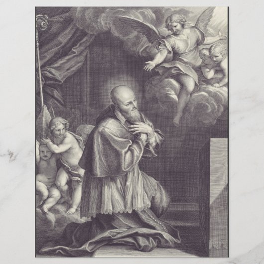 Saint Francis de Sales Doctor der Kirche Flyer (Vorne)