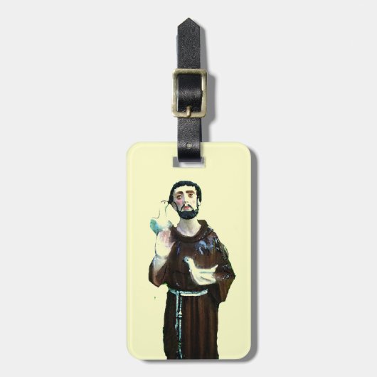 Saint Francis Gepäckanhänger (Vorderseite vertikal)
