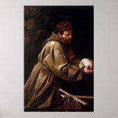 Saint Francis im Gebet - Caravaggio Poster (Vorne)