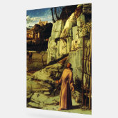 Saint Francis in der Wüste von Giovanni Bellini Acrylschild (Winkel)
