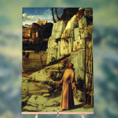 Saint Francis in der Wüste von Giovanni Bellini Acrylschild (Neutral)