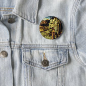 Saint Francis in der Wüste von Giovanni Bellini Button (Beispiel)