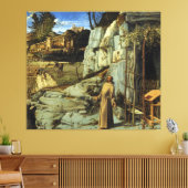 Saint Francis in der Wüste von Giovanni Bellini Leinwanddruck (Insitu (Wohnzimmer))