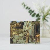 Saint Francis in der Wüste von Giovanni Bellini Postkarte (Stehend Vorderseite)