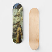 Saint Francis in der Wüste von Giovanni Bellini Skateboard (Vorderseite)