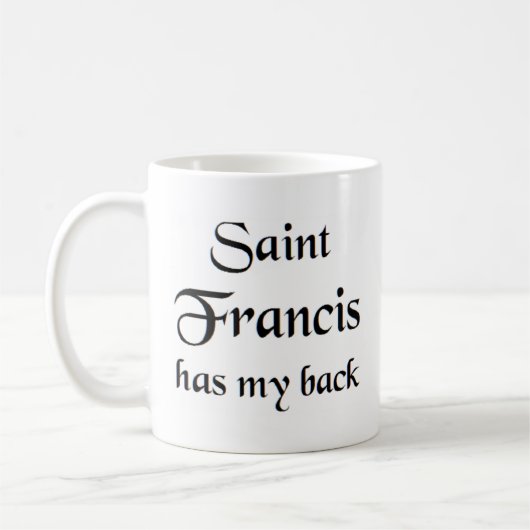 Saint Francis Kaffeetasse (Links)