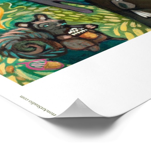 Saint Francis katholisches Klassenzimmer Poster (Ecke)