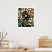 Saint Francis katholisches Klassenzimmer Poster (Küche)