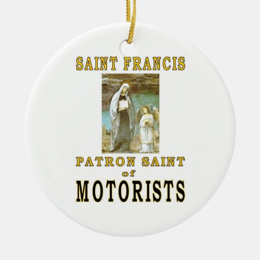 SAINT FRANCIS KERAMIKORNAMENT (Vorne)
