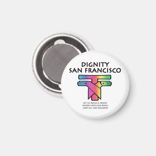 Saint Francis LGBTQ Magnet (Vorderseite/Rückseite)