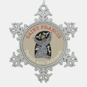 Saint Francis Logo Metal Ornament (Vorderseite)