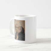 Saint Francis mit Kopf Bowed Kaffeetasse (Vorderseite Links)