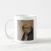 Saint Francis mit Kopf Bowed Kaffeetasse (Links)
