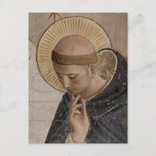 Saint Francis mit Kopf Bowed Postkarte