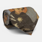 Saint Francis mit Lilies Krawatte (Gerollt)