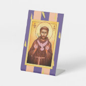 Saint Francis of Assisi Sockelschild (Vorderseite)