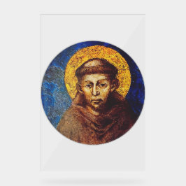 Saint Francis of Assisi The Canticle of Creation Acrylschild