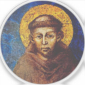 Saint Francis of Assisi The Canticle of Creation Aufkleber (Vorderseite)