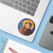 Saint Francis of Assisi The Canticle of Creation Aufkleber (Laptop mit iPhone)