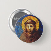 Saint Francis of Assisi The Canticle of Creation Button (Vorne & Hinten)
