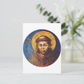 Saint Francis of Assisi The Canticle of Creation Postkarte (Stehend Vorderseite)