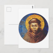 Saint Francis of Assisi The Canticle of Creation Postkarte (Vorne/Hinten)