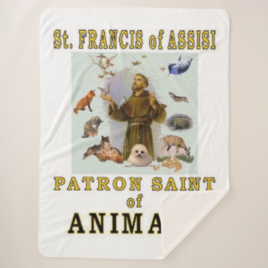SAINT FRANCIS OF ASSISSI SHERPADECKE (Vorderseite)