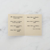 SAINT FRANCIS PRAYER FOLGENKARTE (Innenseite)