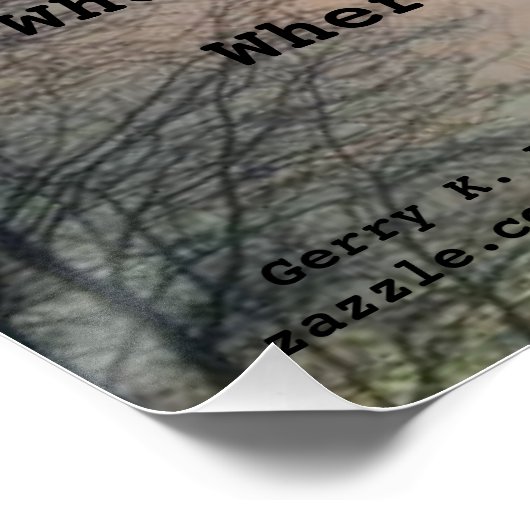 SAINT FRANCIS PRAYER GLOSSY POSTER (Ecke)