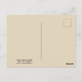 SAINT FRANCIS PRAYER POSTCARD POSTKARTE (Rückseite)