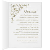 Saint Francis predigen den Vögeln CC1166 Karte (Innen (Rechts))