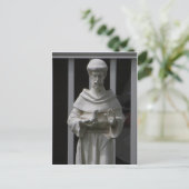 Saint Francis Statue Postkarte (Stehend Vorderseite)