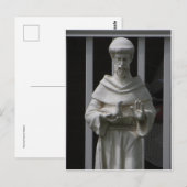 Saint Francis Statue Postkarte (Vorne/Hinten)