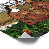 Saint Francis und Saint Clare Assisi Card Poster (Ecke)
