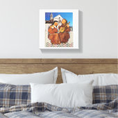 Saint Francis und Saint Clare von Assisi Leinwanddruck (Insitu (Schlafzimmer))