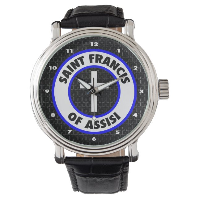 Saint Francis von Assisi Armbanduhr (Vorderseite)