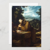 Saint Francis von Assisi Einladung (Vorne/Hinten)