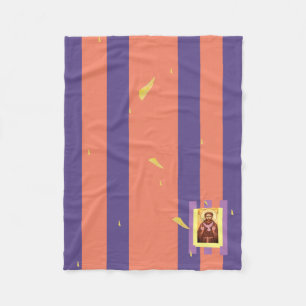 Saint Francis von Assisi Fleece Blanket